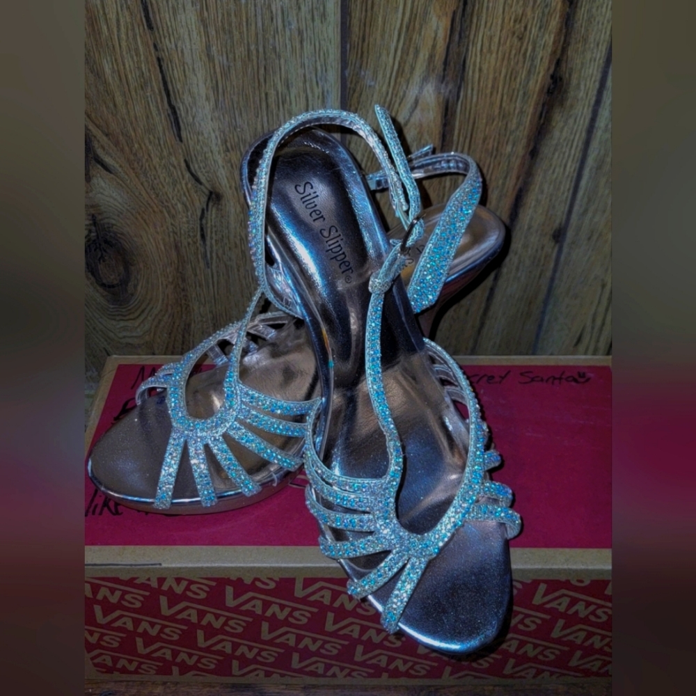 Silver heels